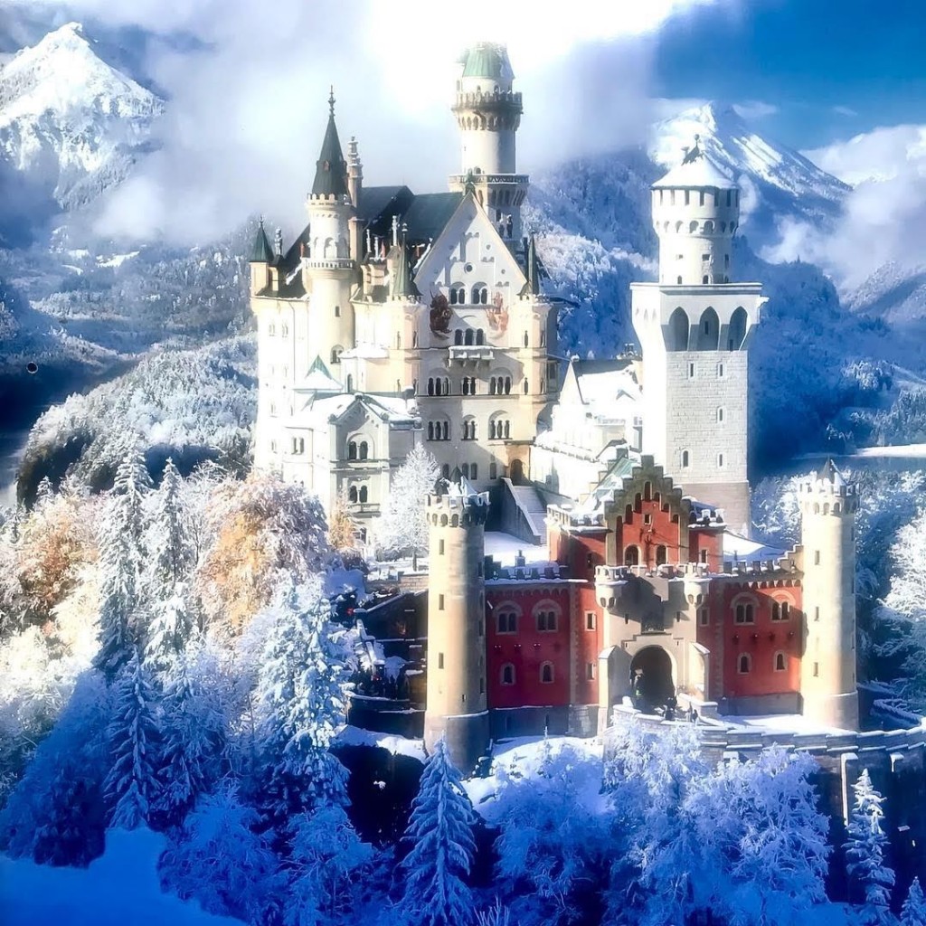 冬のドイツ旅 ロマンチック街道 ノイシュバンシュタイン城へ 星読みイメージコンサルタント小林由梨奈のなりたい私になる方法